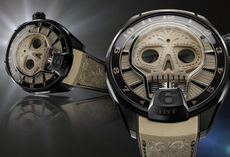 HYT 151-DL-48-NF-BB SKULL 51 MM Replica watch